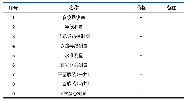 轨道交通控制测量APP (订制版)